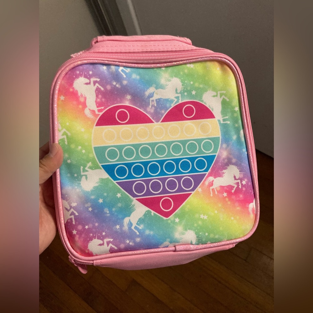 Unicorn Backpack with Lunchbag and Pencil Bag - Picture 4 of 5